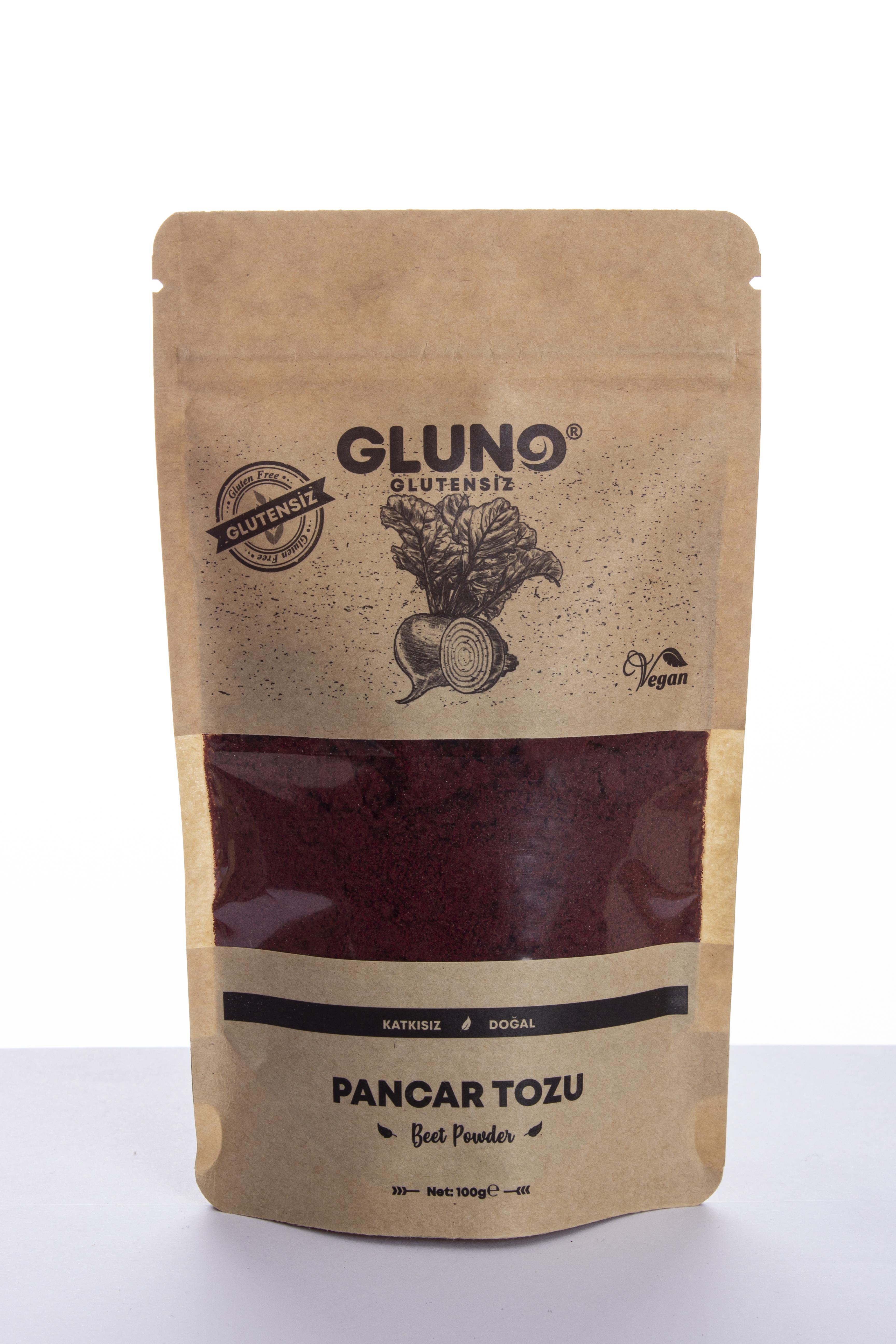 Gluno Glutensiz Pancar Tozu 100g