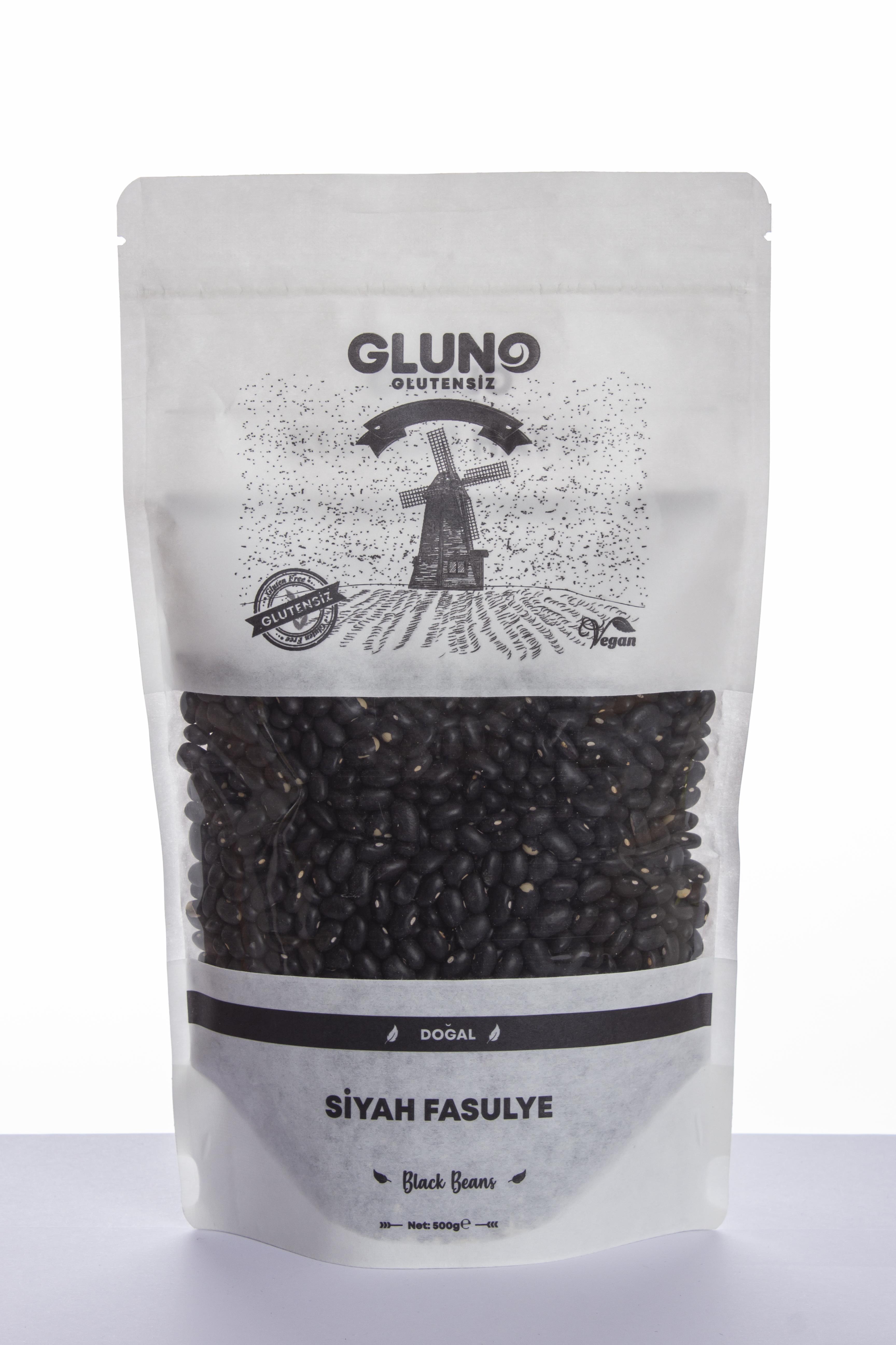 Gluno Glutensiz Siyah Fasulye 500g