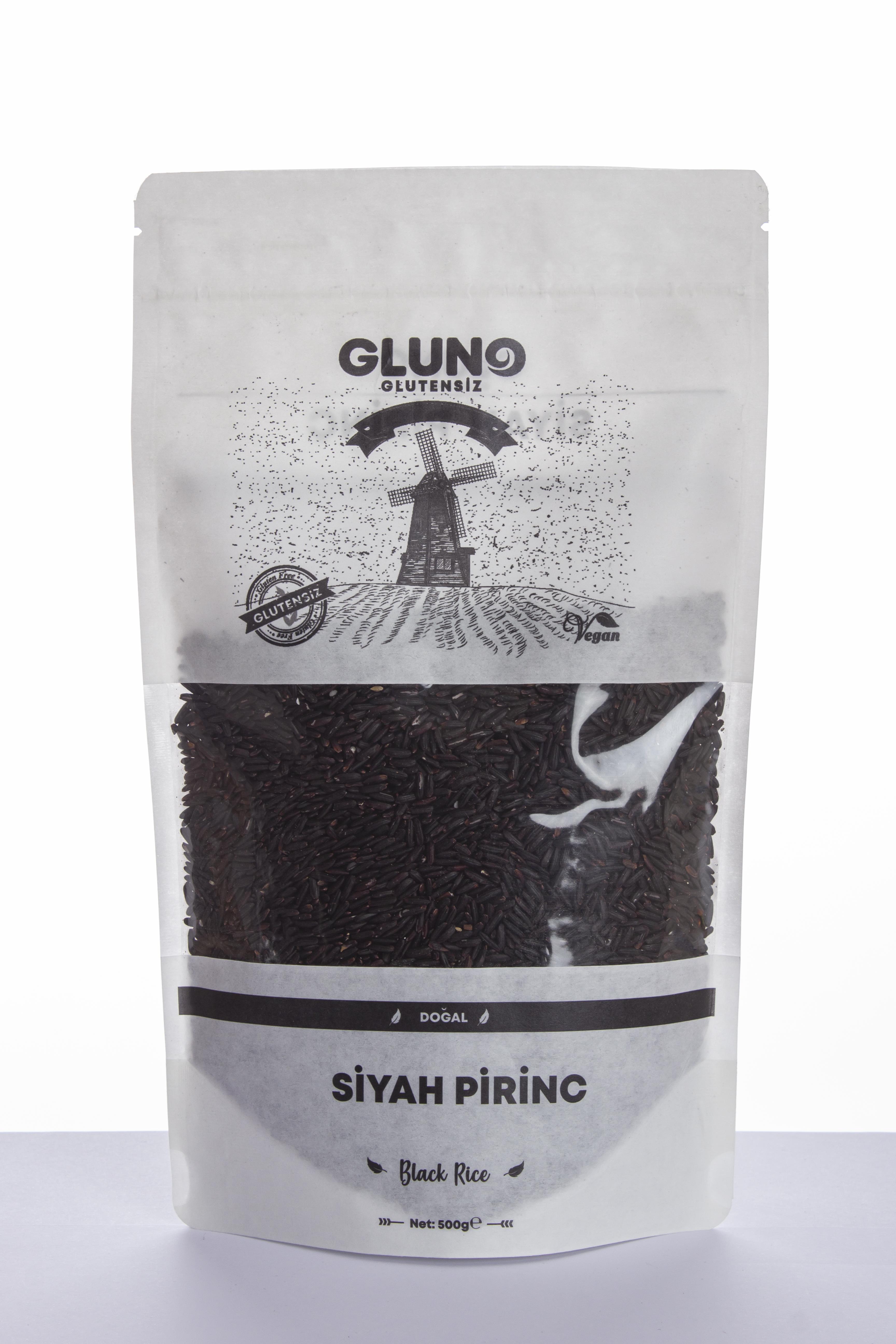 Gluno Glutensiz Siyah Pirinç 500g