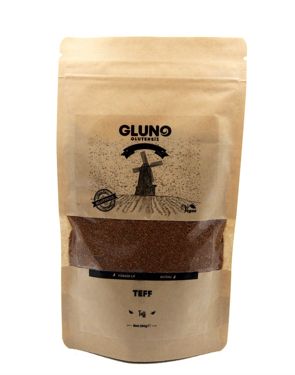 Gluno Glutensiz Teff 250 gr