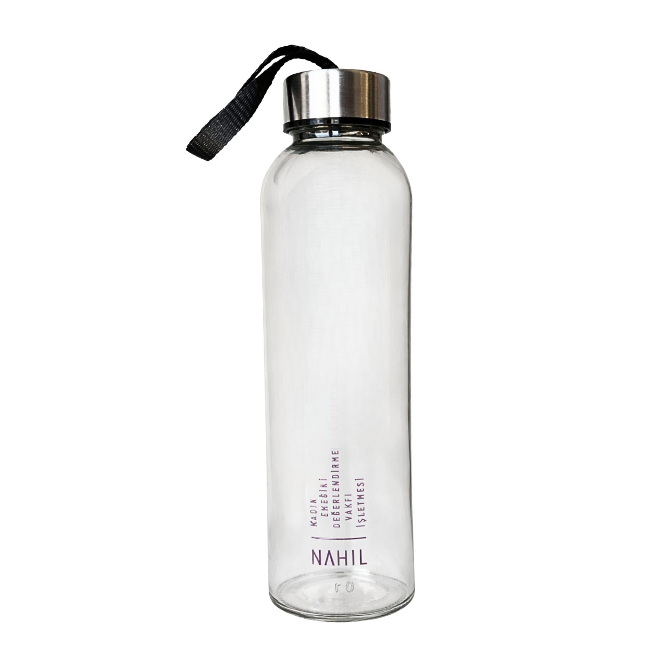 500 ml Cam Matara Şu Şişesi Kılıfsız 