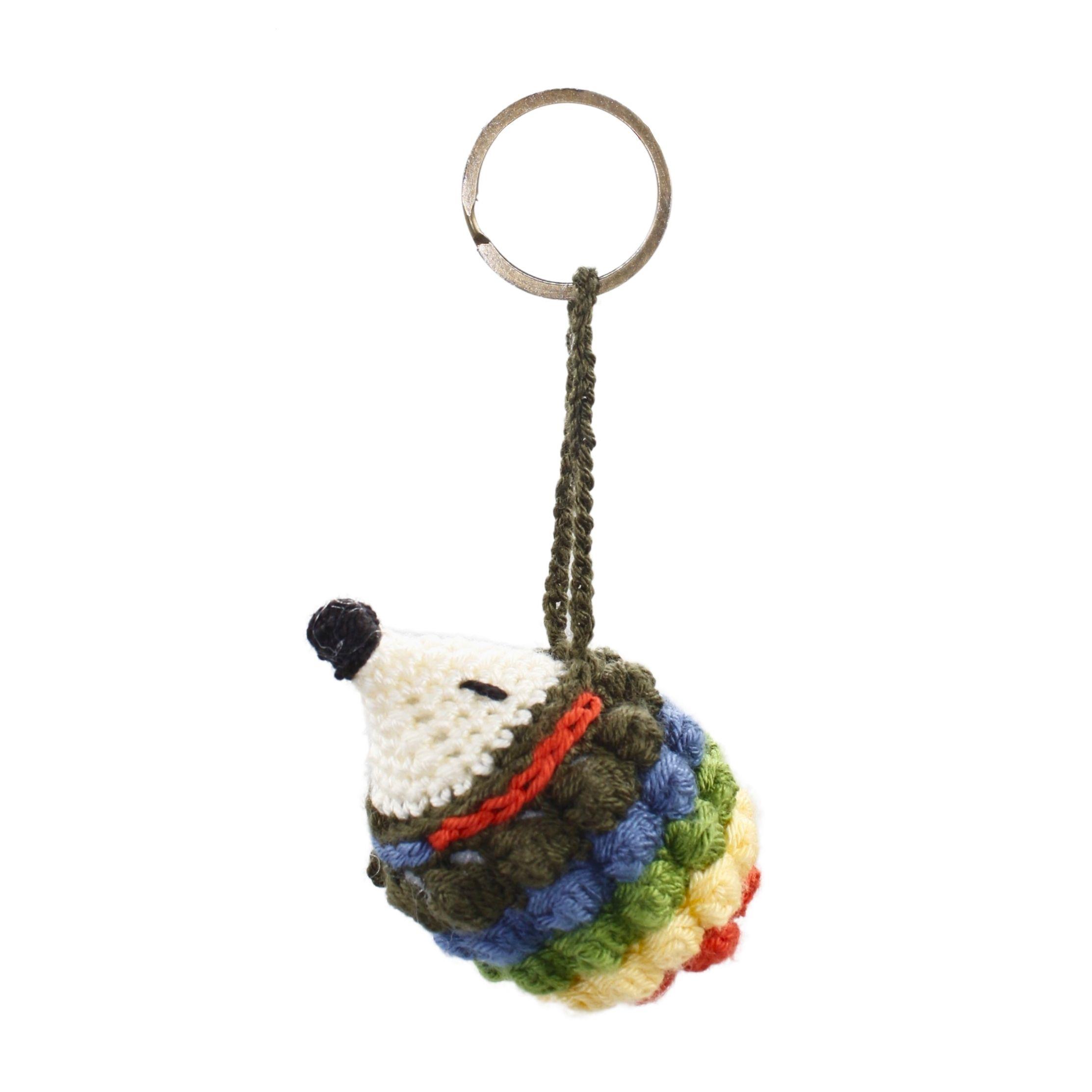 Amigurumi Kirpi Anahtarlık