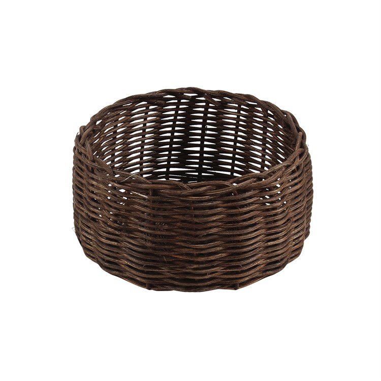 Kahverengi Bambu Büyük Sepet