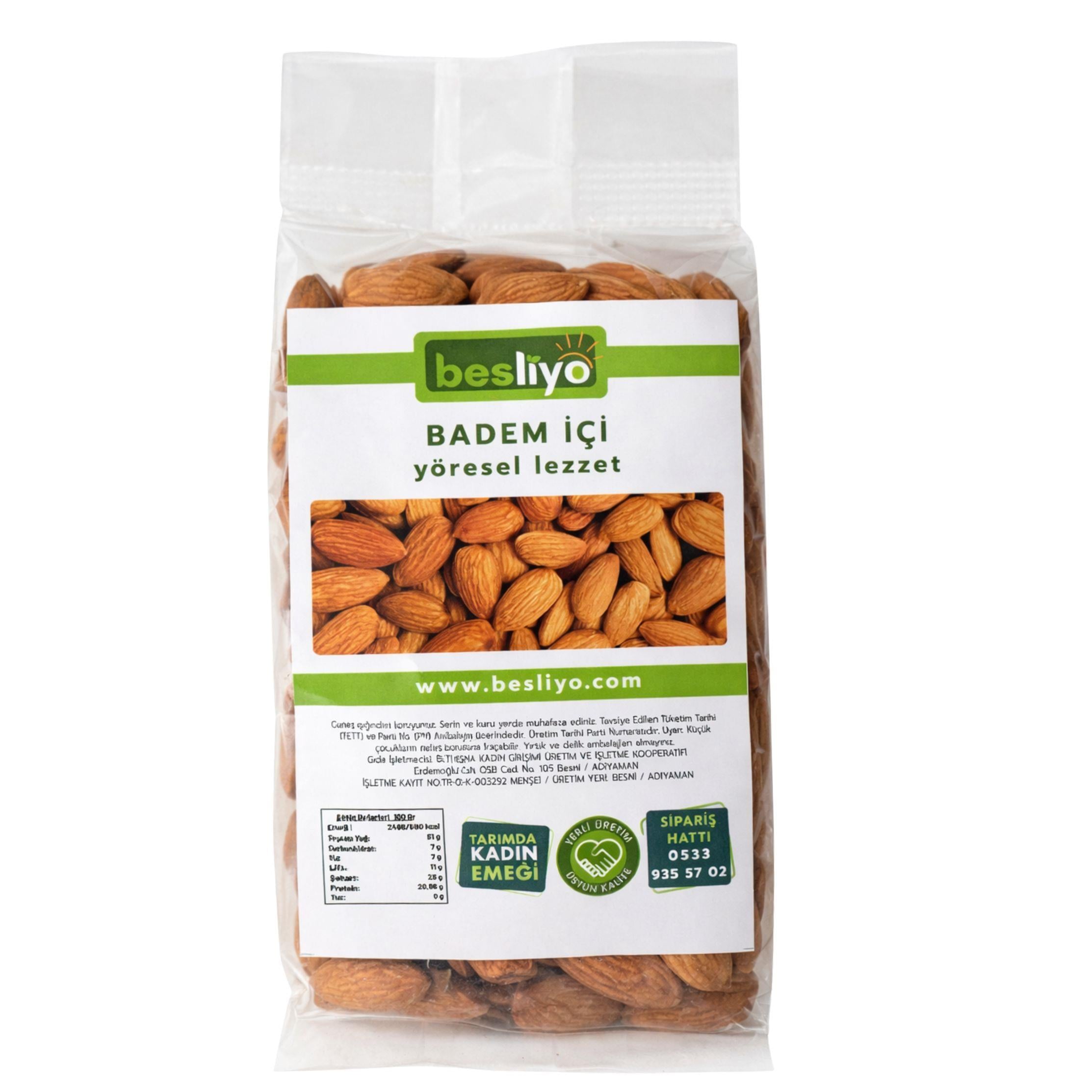 Çiğ Badem 250 G