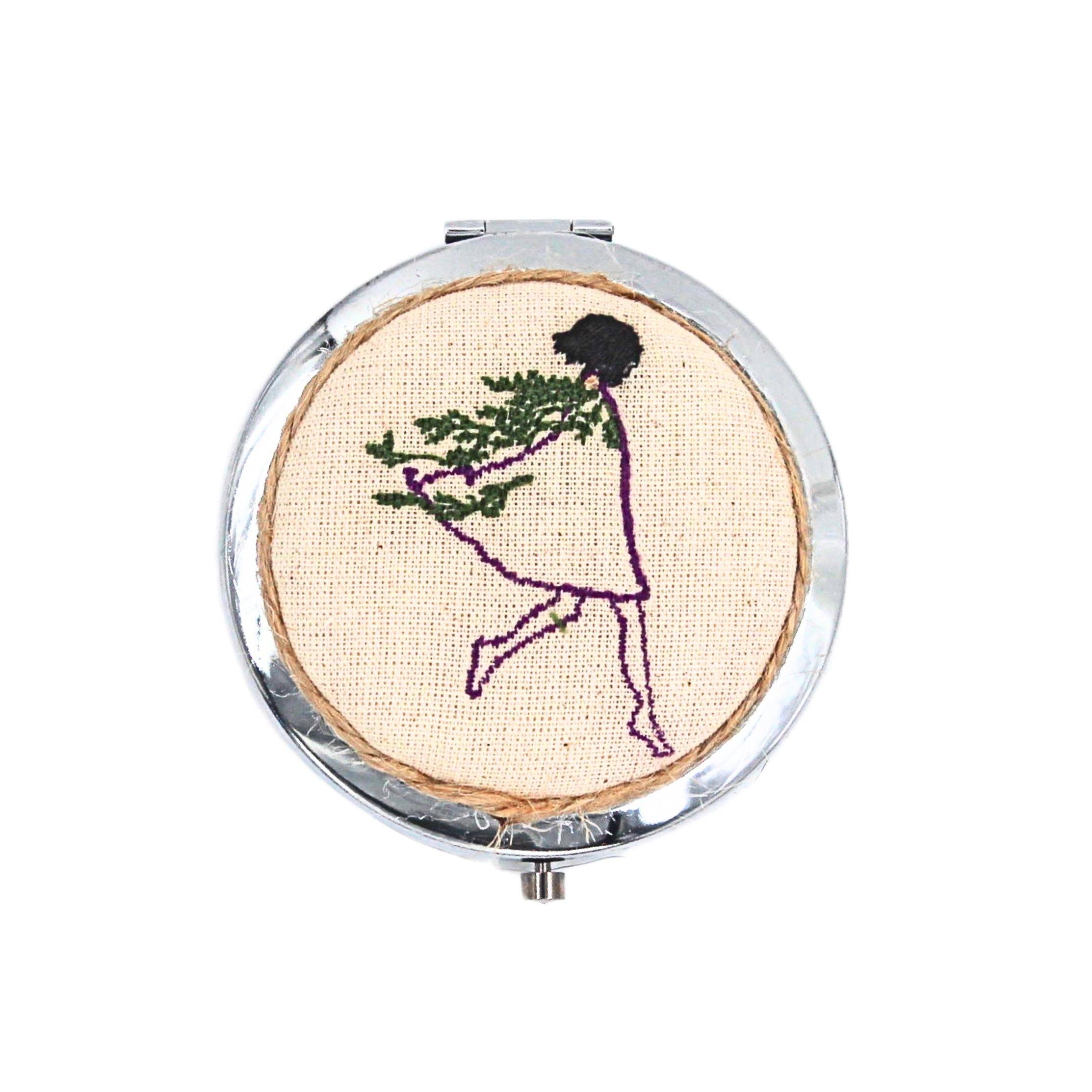 Dans Nakışlı El Aynası