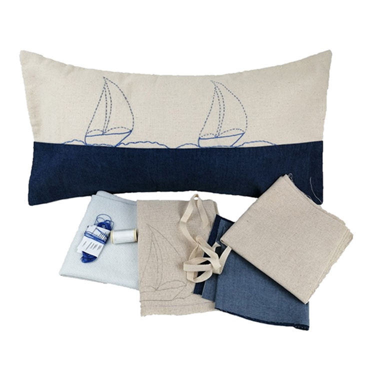 Gemi Nakışlı Yastık Hobi Kiti