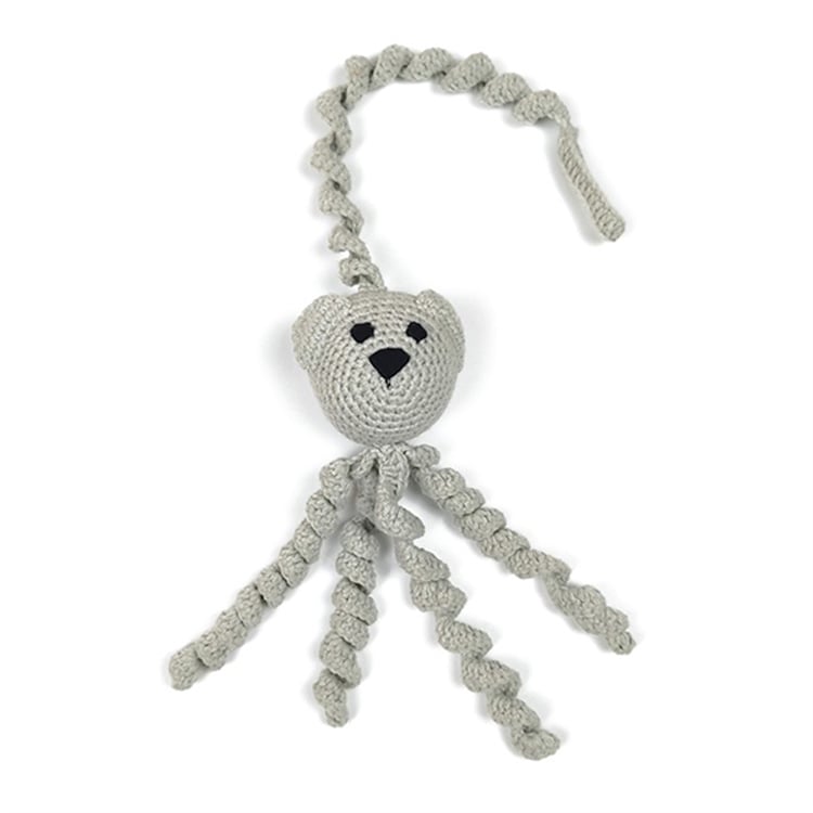 Gri Amigurumi Kedi Oyuncağı