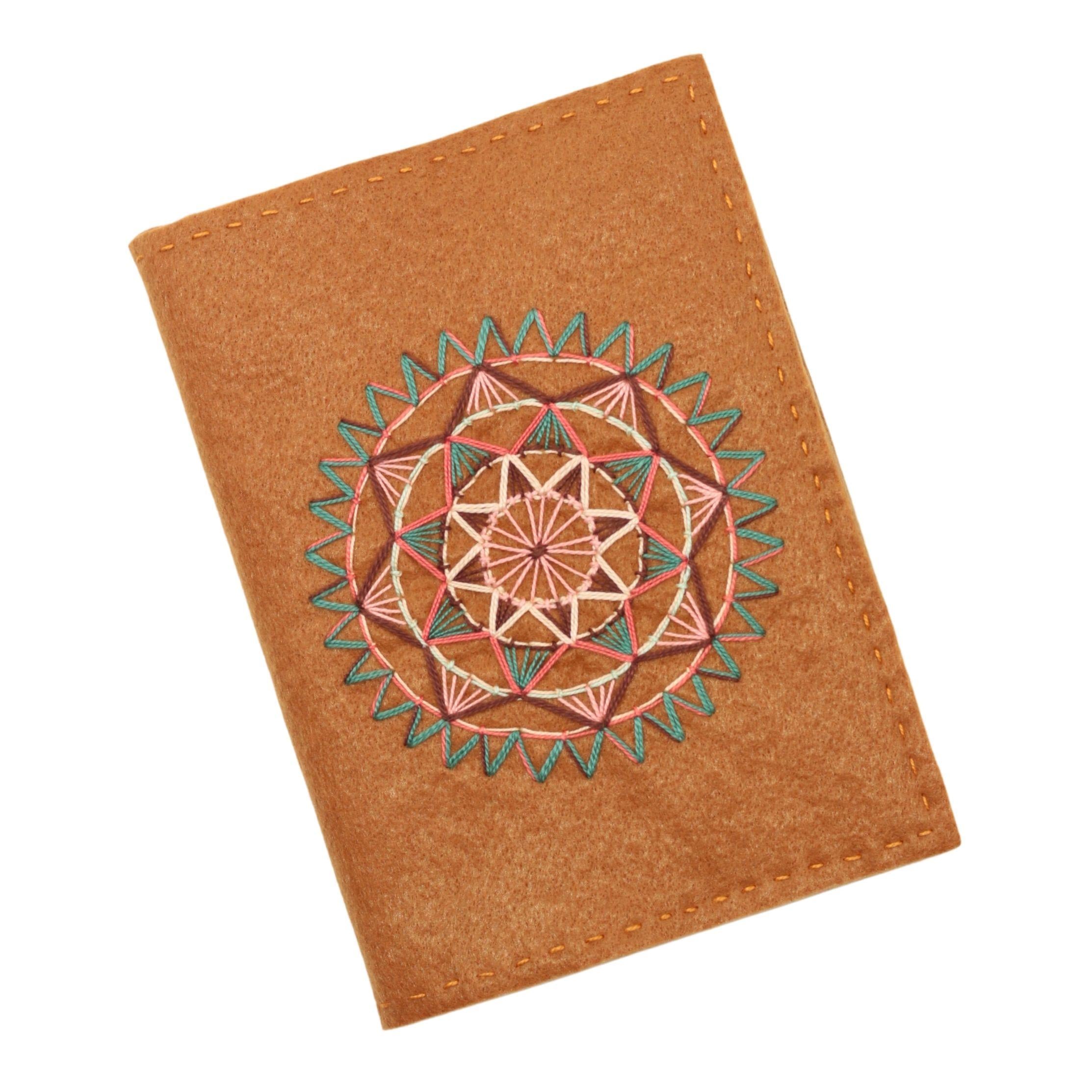 Hardal Mandala Desenli Defter