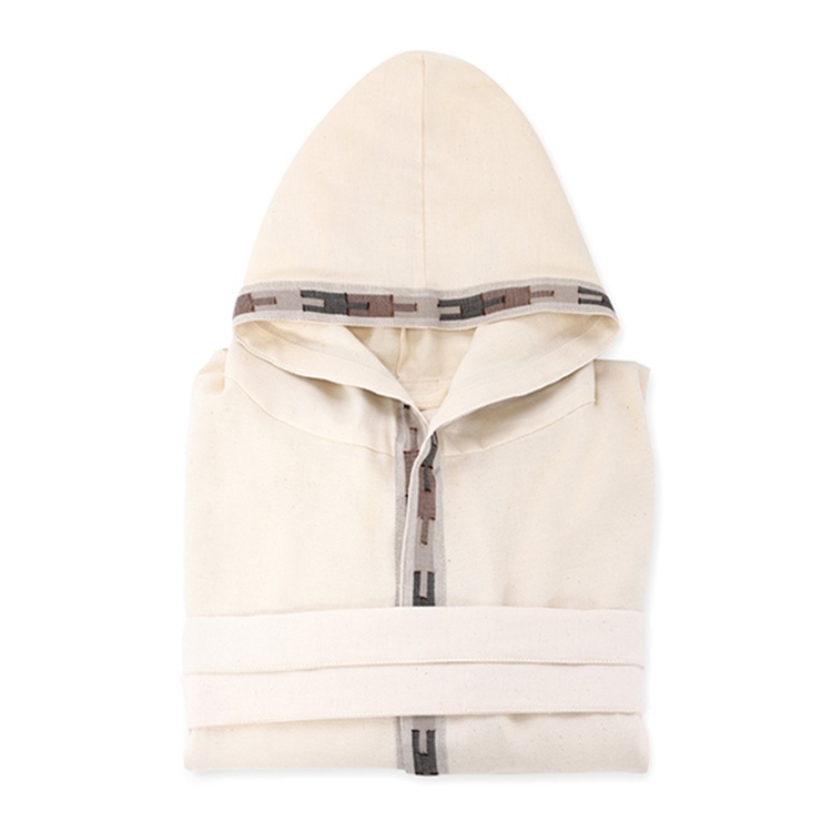 Kahverengi Su Yolu Bornoz