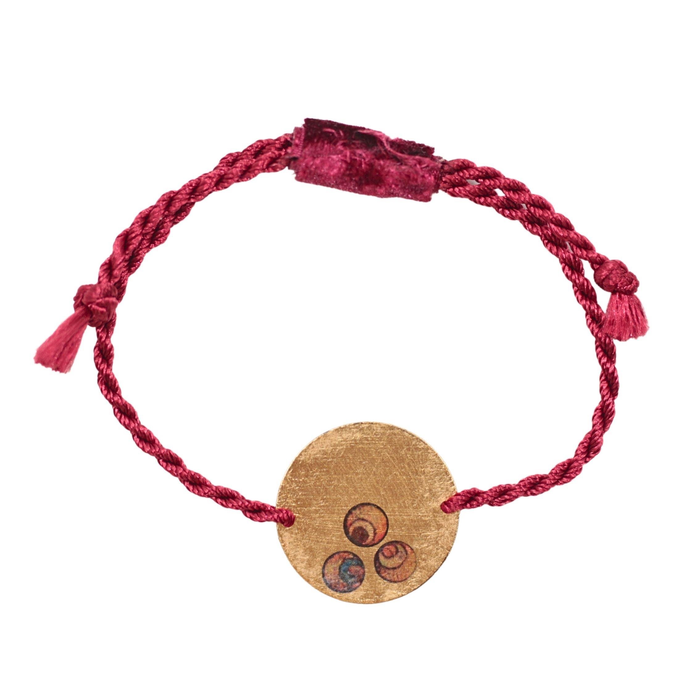 Kırmızı Çintemani Bileklik