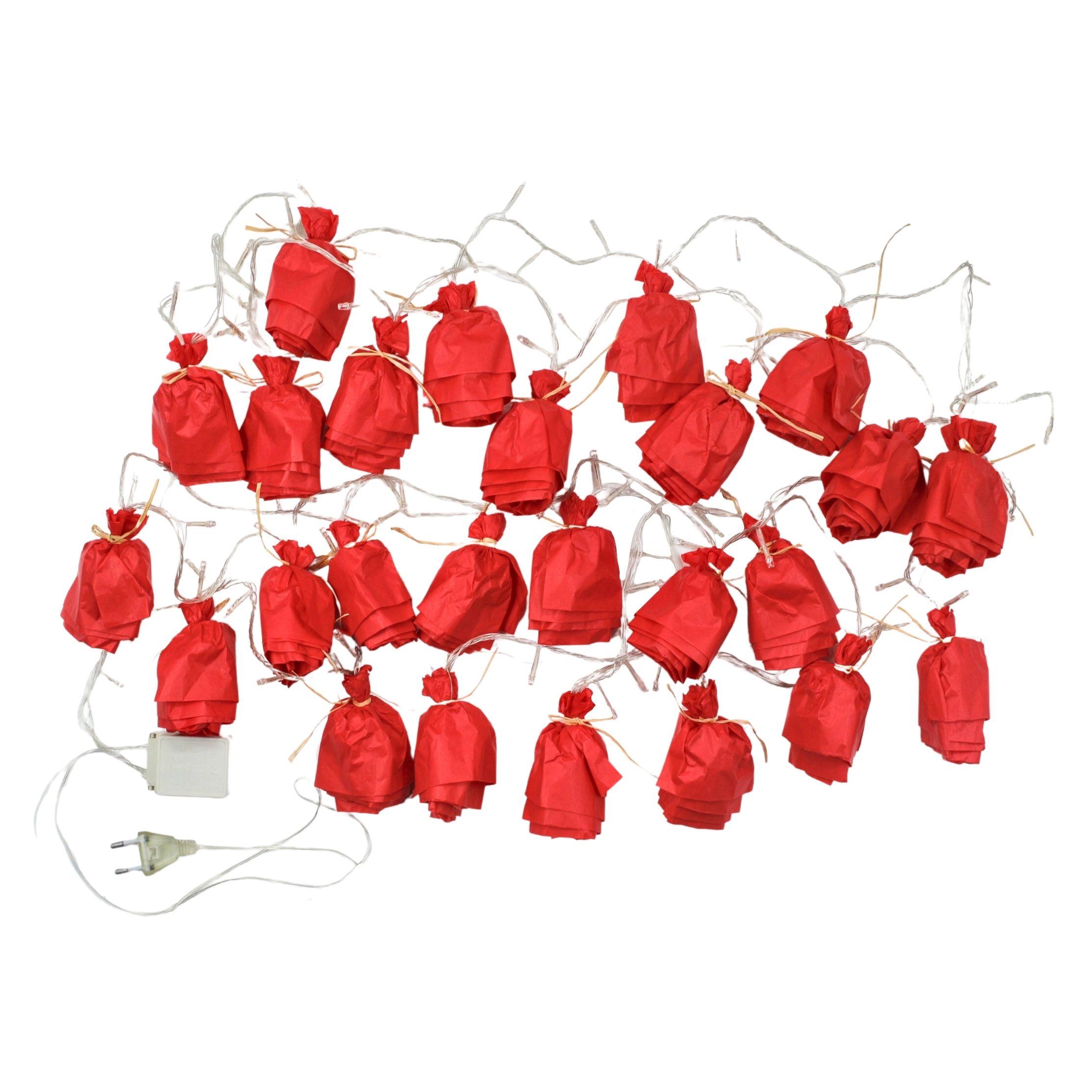 Kırmızı Kağıt Lamba