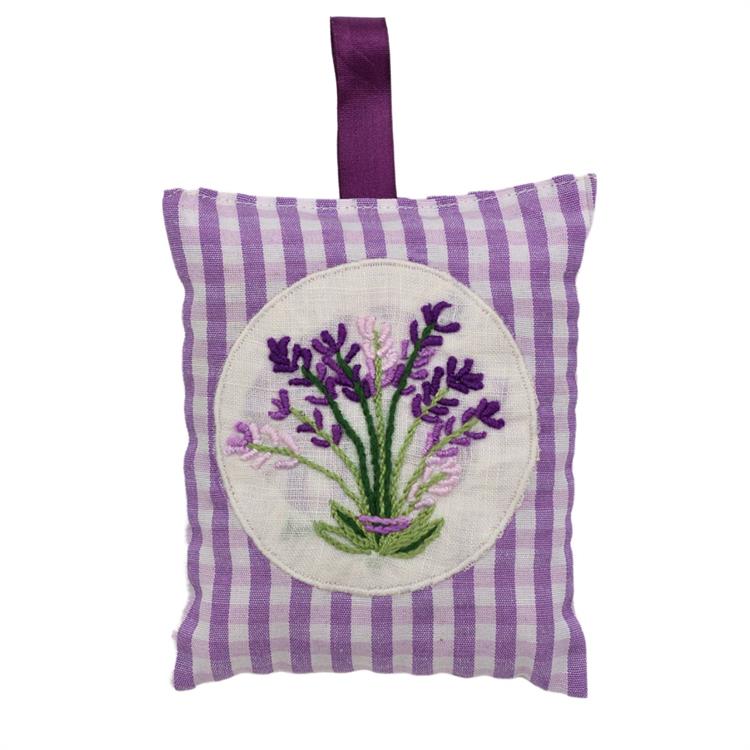 3 Lavanta Nakışlı Lavanta Kesesi