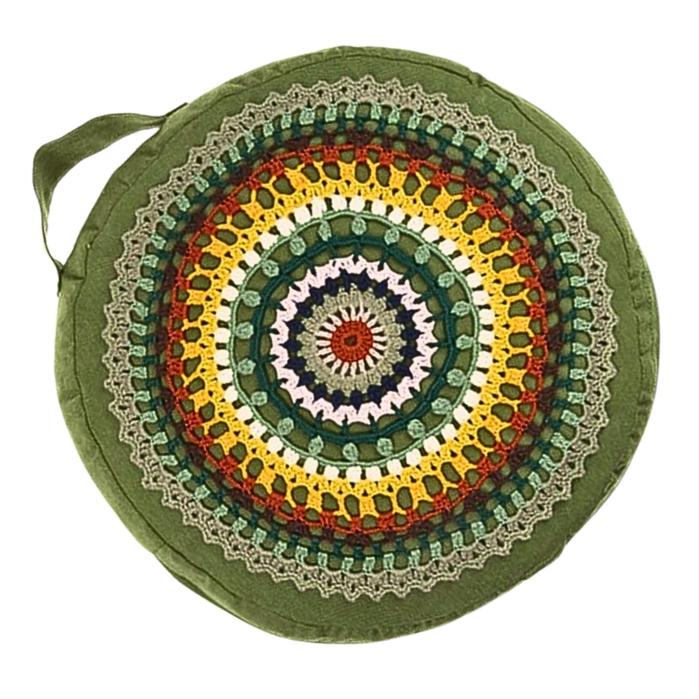 Mandala Aplikeli Yoga Minderi