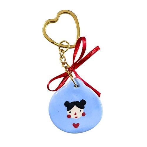 Mavi Kız Anahtarlık