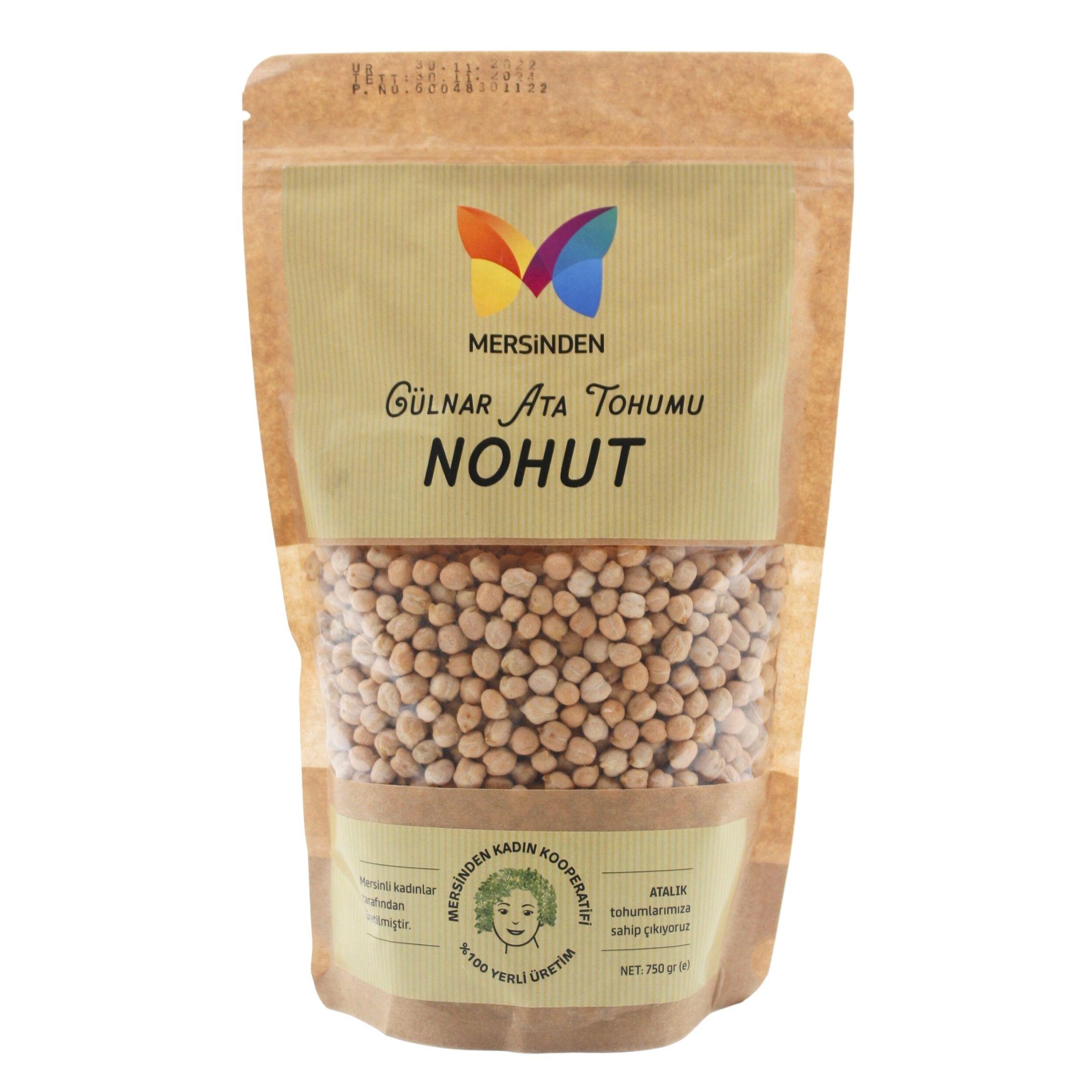 Mersinden Gülnar Ata Tohumu Nohut 750 gr