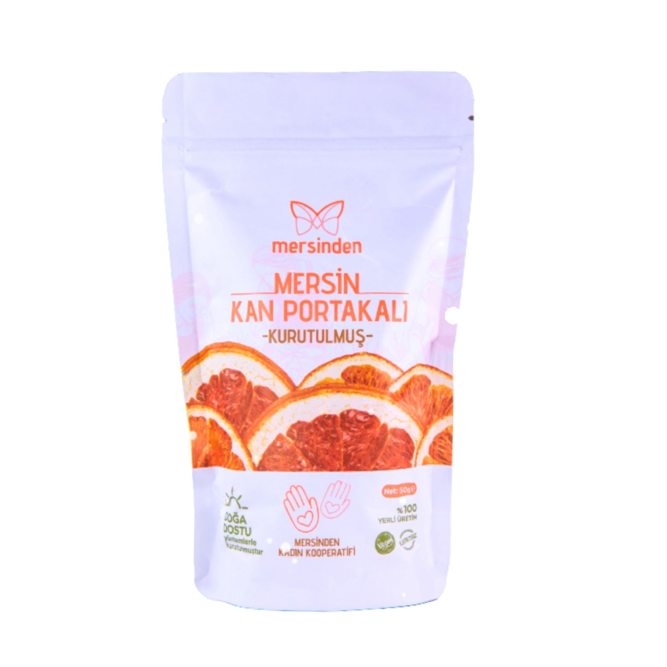 Mersinden Kurutulmuş Kan Portakalı 50 G