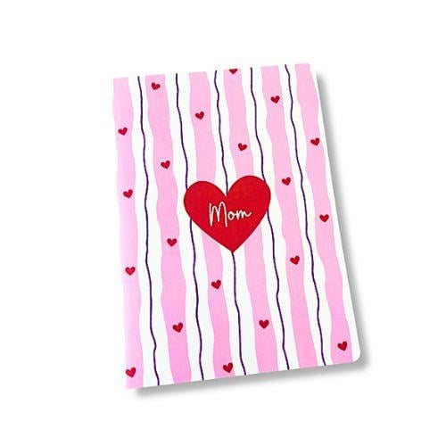 Mom Pembe  Dikişli Defter