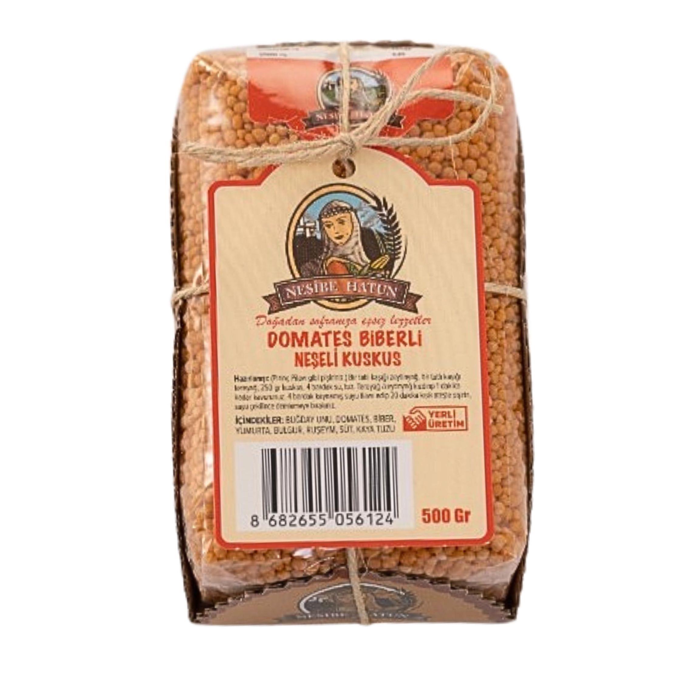 Nesibe Hatun Domatesli ve Biberli Neşeli Kuskus 500 G