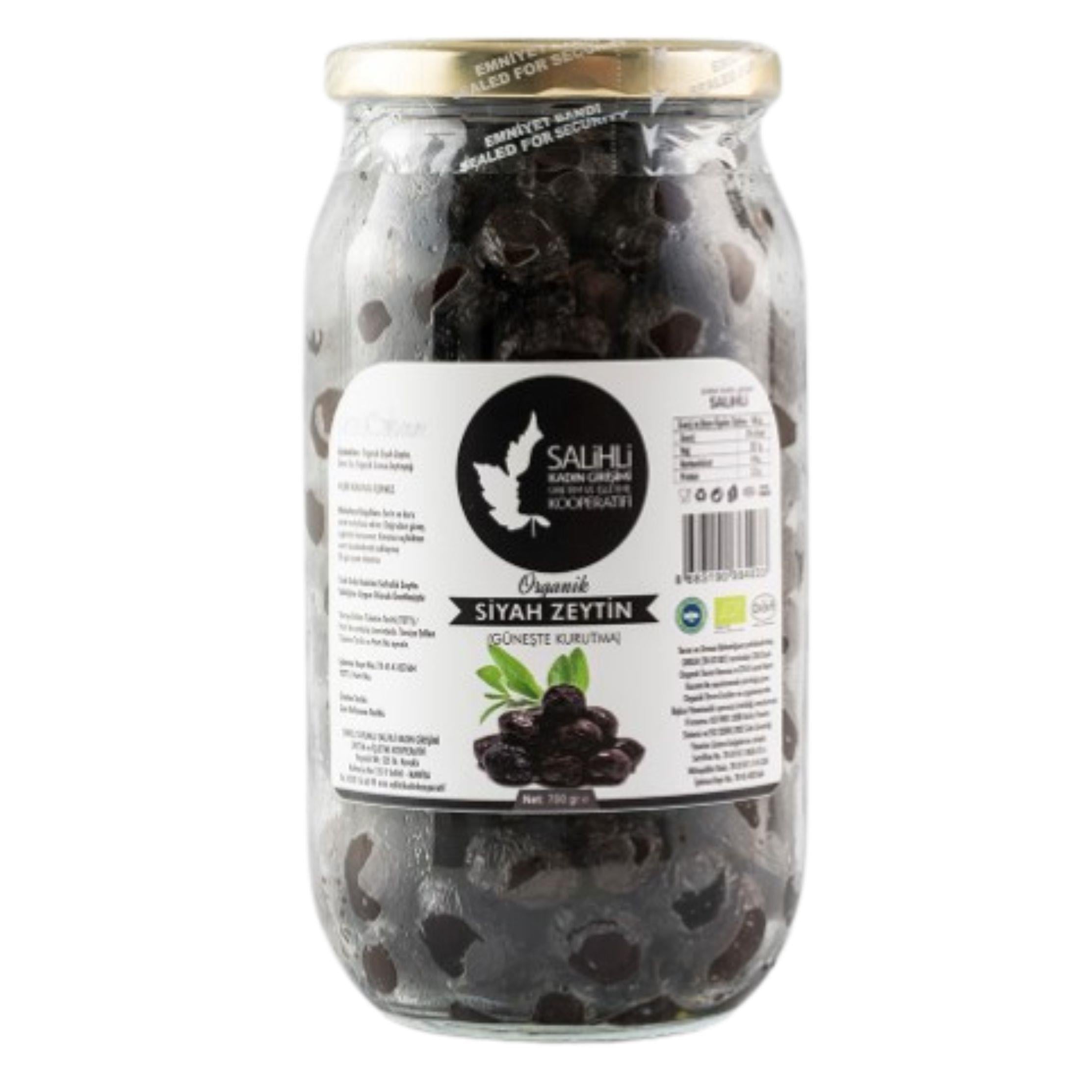 SİYAH ZEYTİN 650 GR CAM KAV.(GÜNEŞTE KURUTMA )