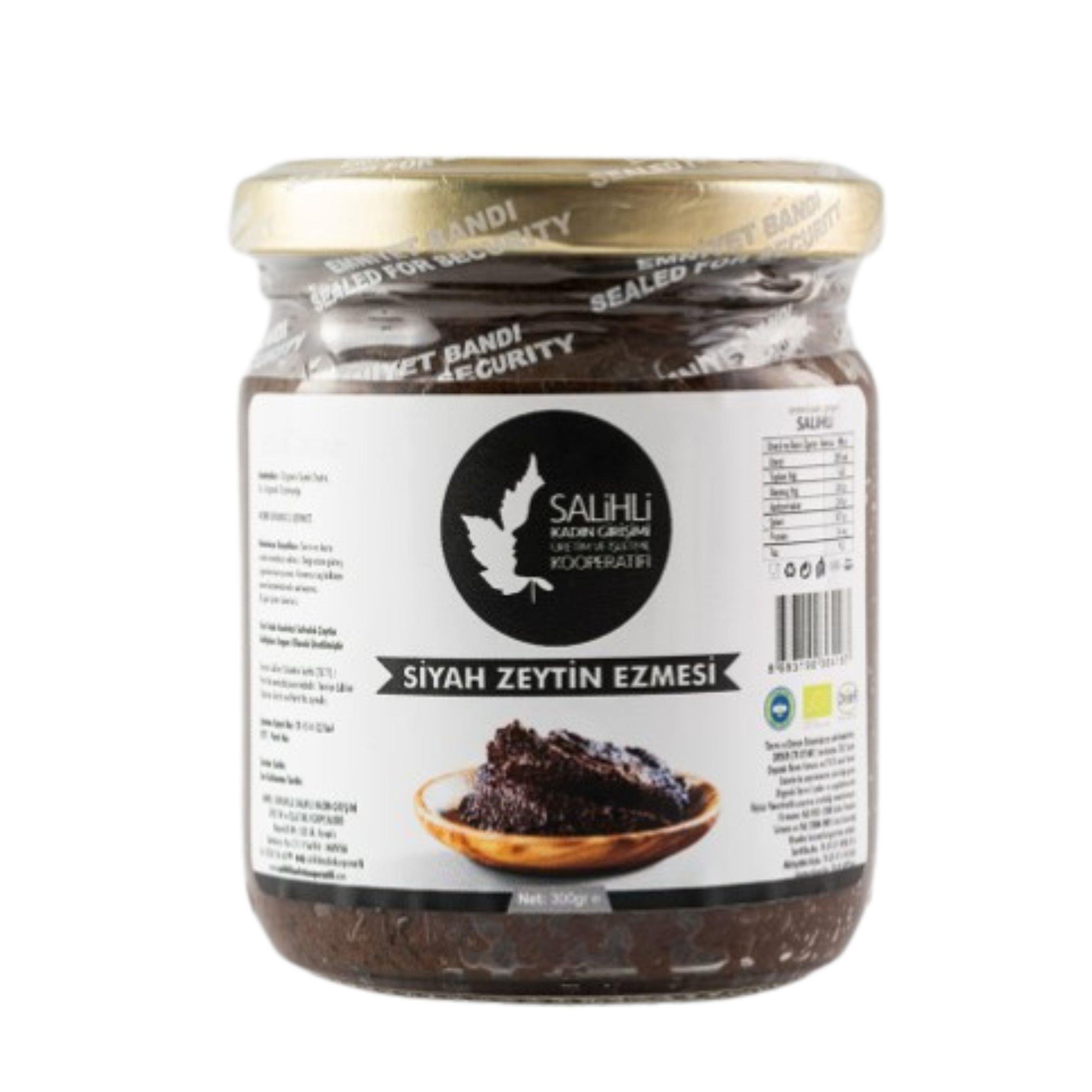 SİYAH ZEYTİN EZMESİ 180 GR CAM  KAV