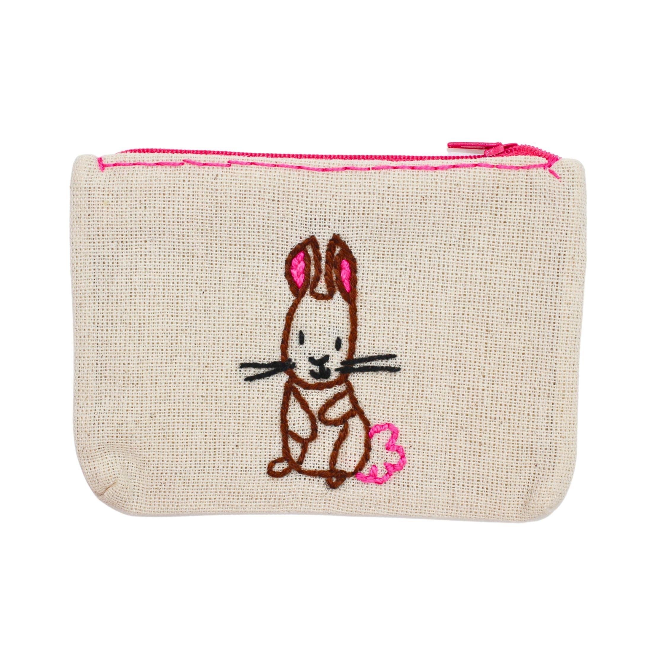 Tavşan Nakışlı Cüzdan