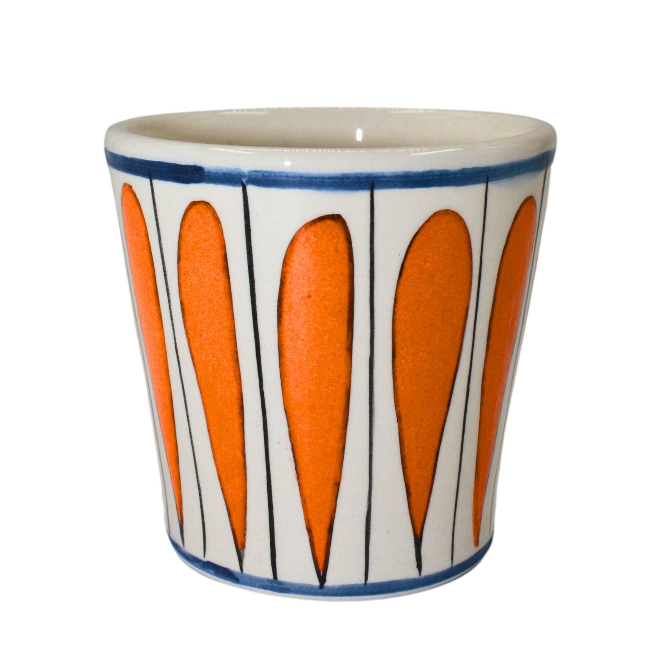 Turuncu Seramik Espresso Bardağı