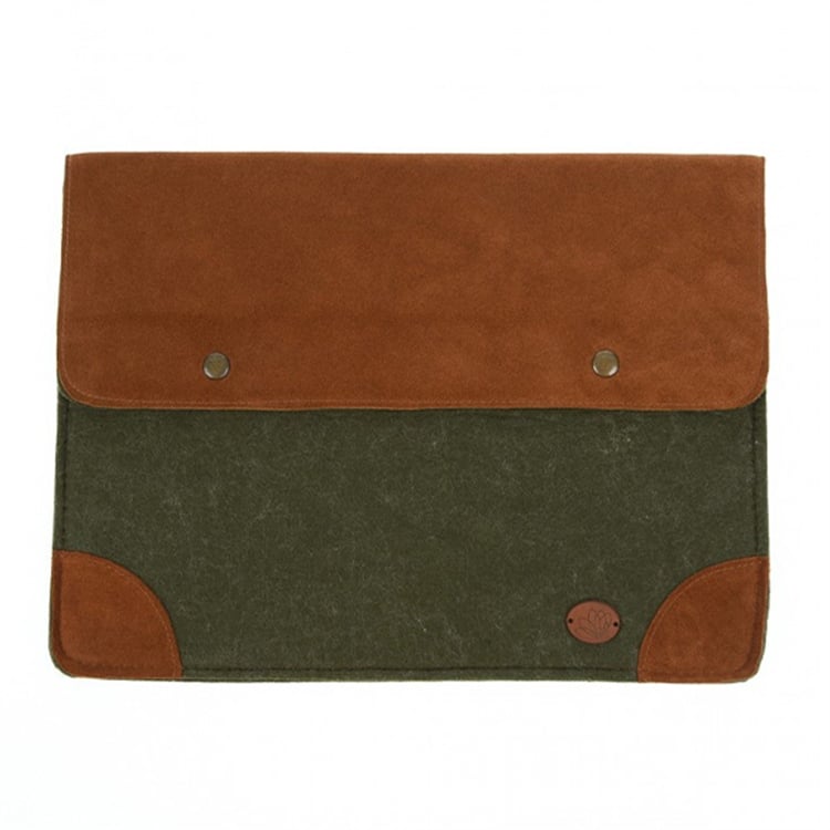 Yeşil Keçe Laptop Kılıfı