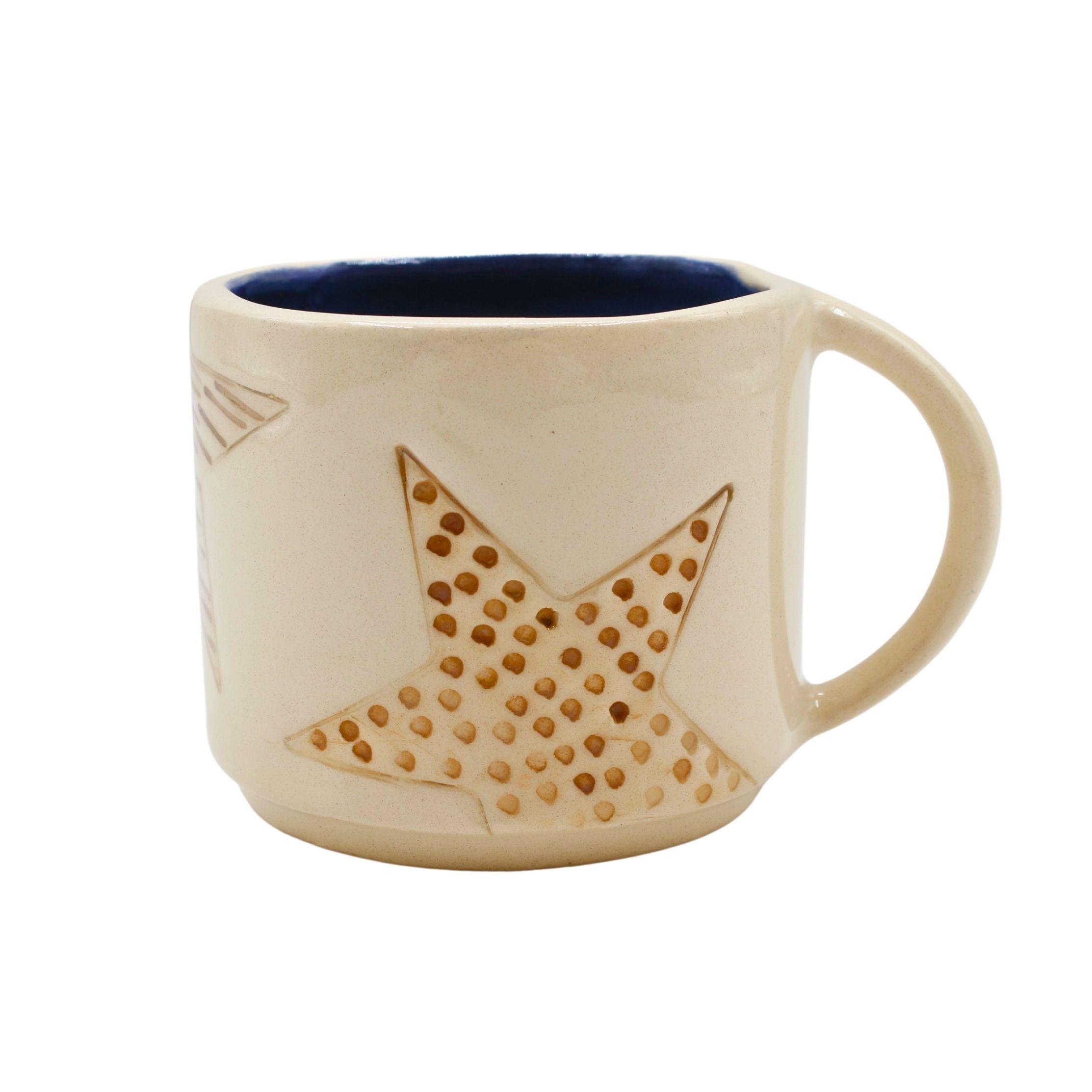 Yıldızlı Seramik Kupa