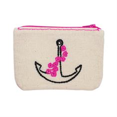 Çapa Nakışlı Cüzdan