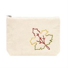 Çınar Yaprağu Makyaj Çantası