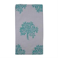 Gri Hayat Ağacı Desenli Şal