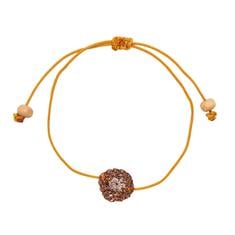 Kahverengi İğne Oyası Bileklik
