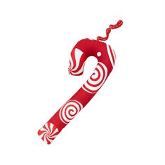 Kırmızı Baston Şeker Ağaç Süsü