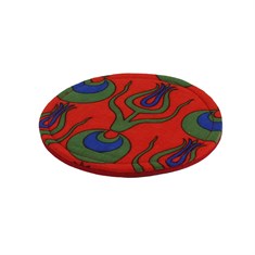 Kırmızı Yazma Bardak Altlığı