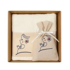 Kuşlu Kadın Havlu Seti