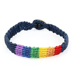 Lacivert Gökkuşağı Bileklik