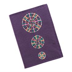 Mor Üçlü Mandala Desenli Defter