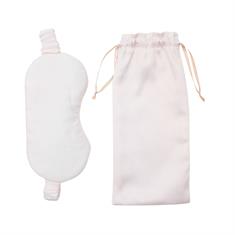 Pembe Saten Lavanta Göz Bandı