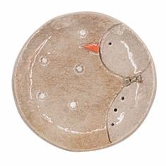 Papyonlu Kardan Adam Kurabiye Tabağı