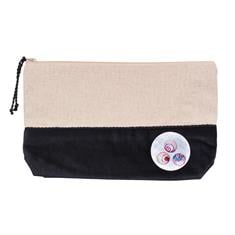 Siyah Çintemani Makyaj Çantası