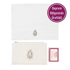 Yaprak Nakışlı Seyahat Seti