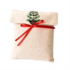 Yılbaşı Nakışlı Keseli Havlu Set