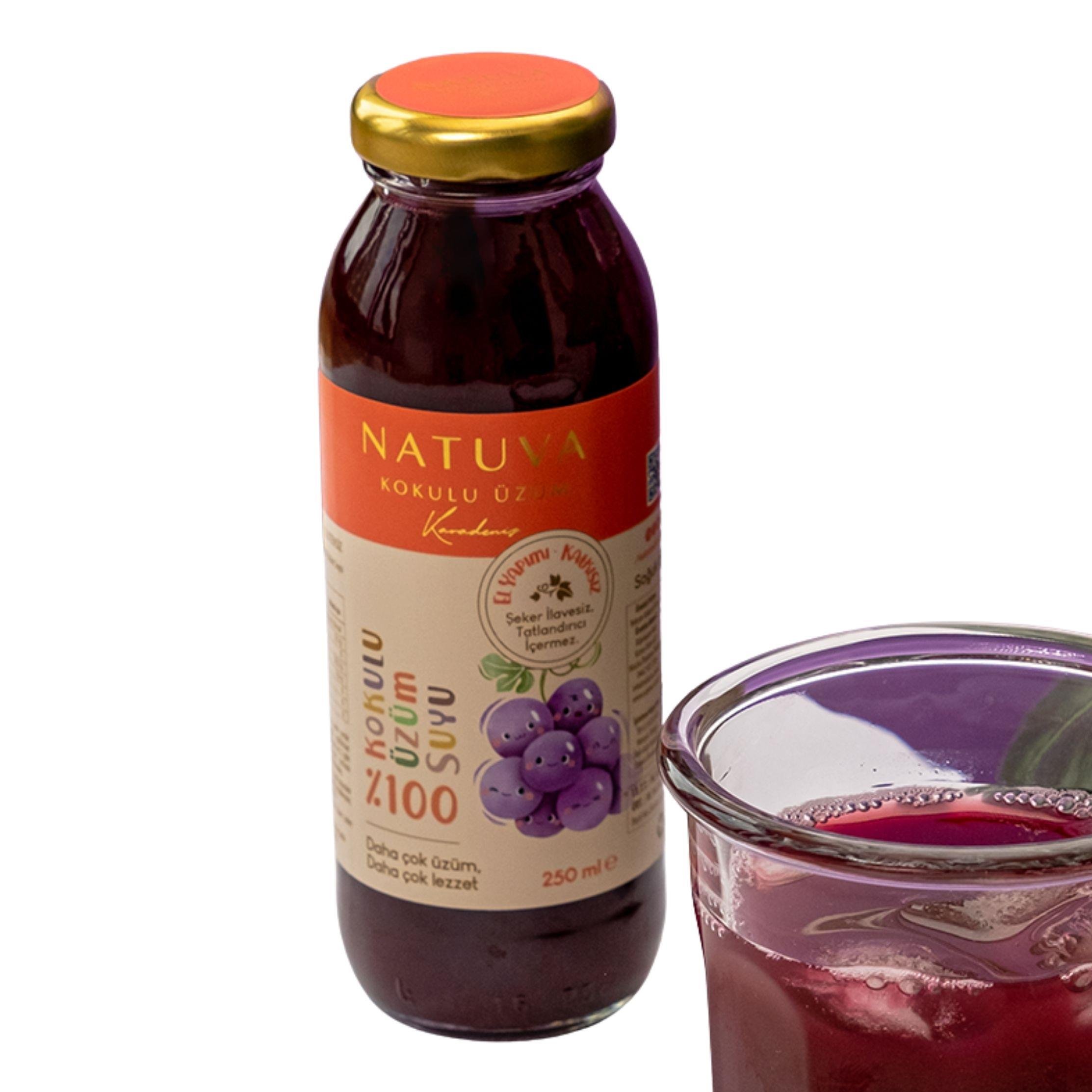 %100 Kokulu Üzüm Suyu Şeker İlavesiz 