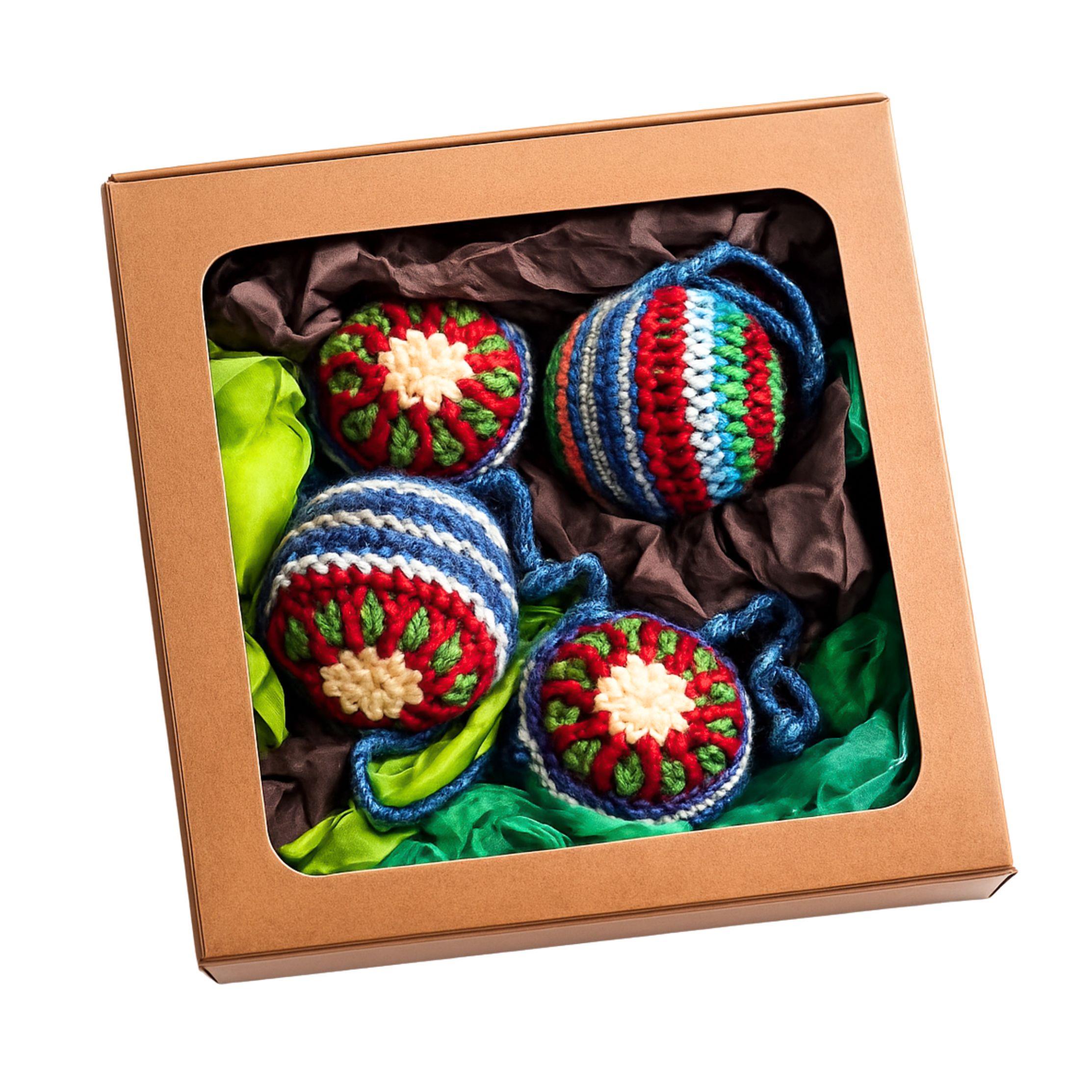 Amigurimi Küçük  Top  Süsleri Seti