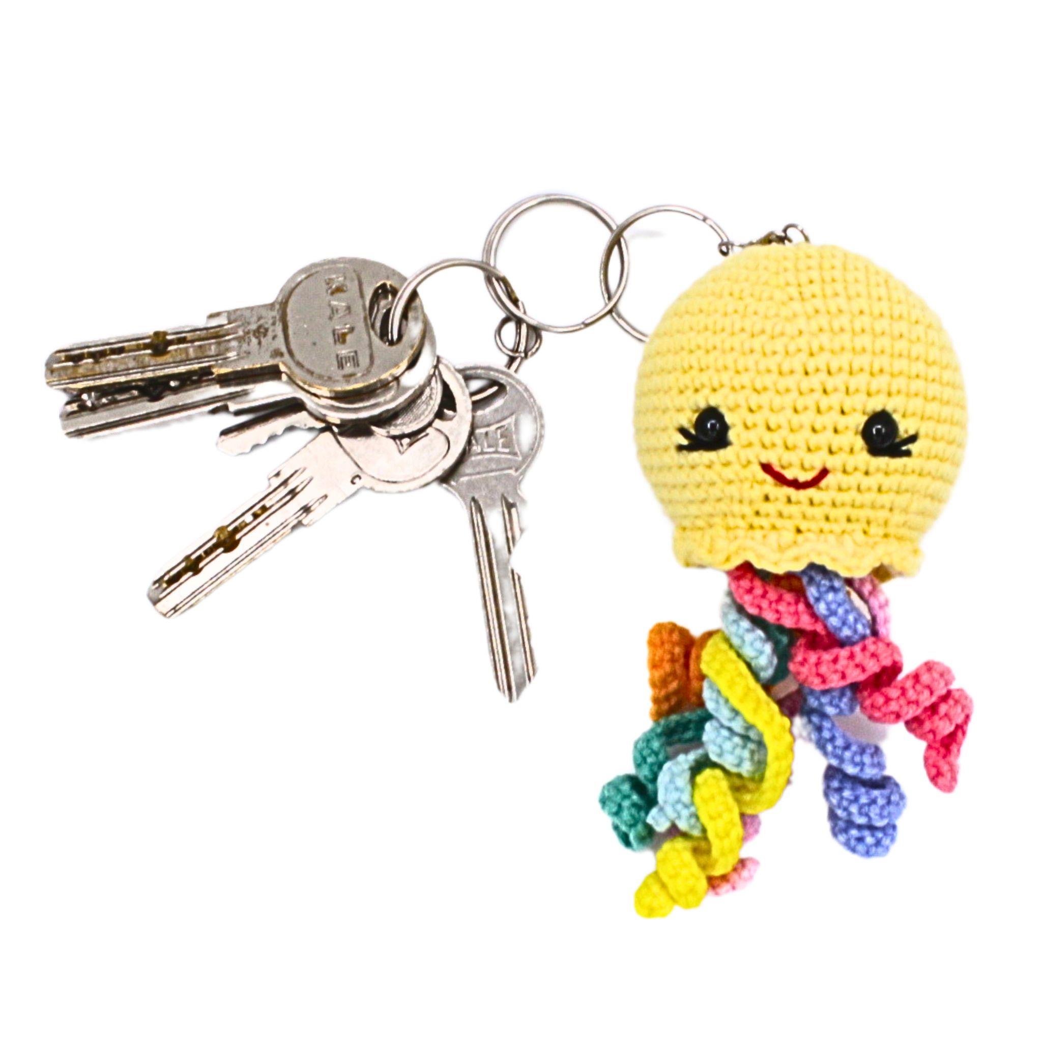 Amigurumi Ahtapot Anahtarlık