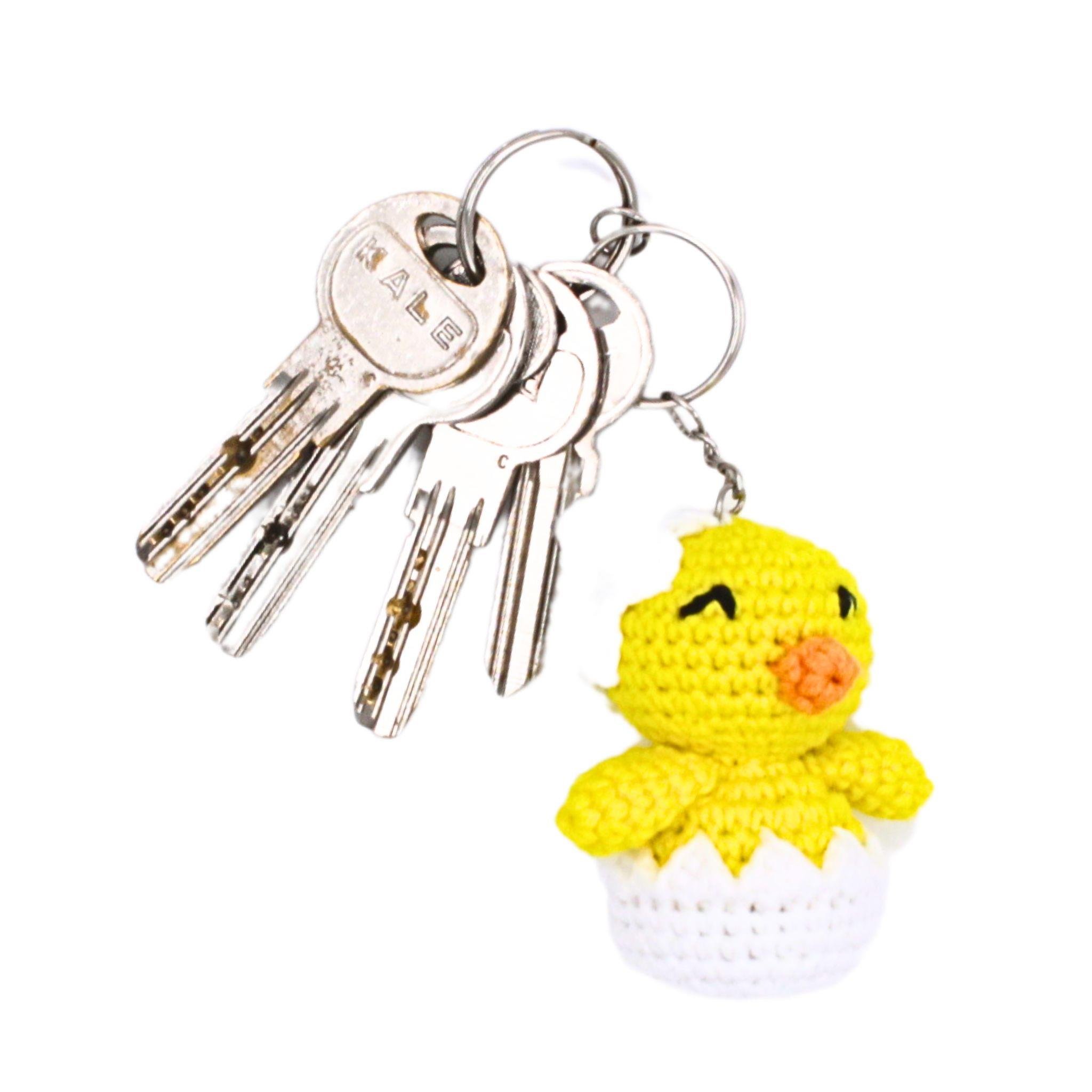 Amigurumi Civciv Anahtarlık 