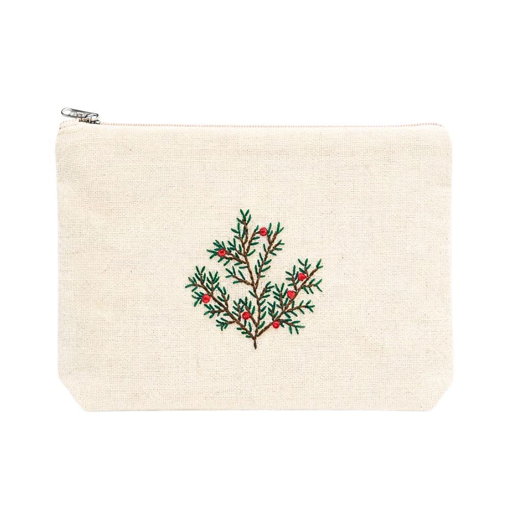 Çam Dalı Nakışlı Cüzdan