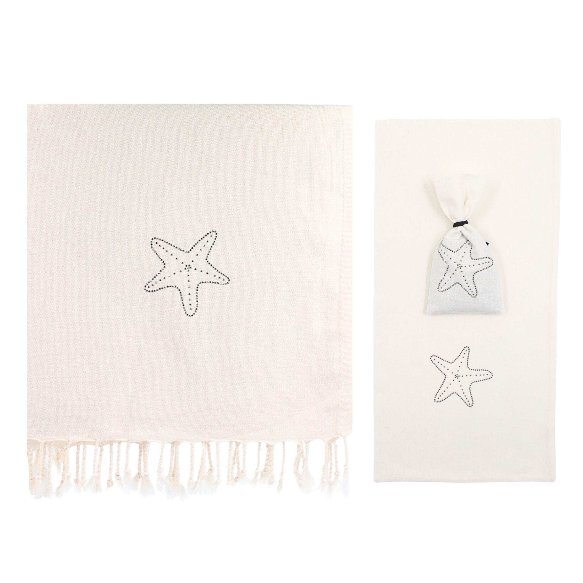 Denizyıldızı Baskılı Peştemal Seti