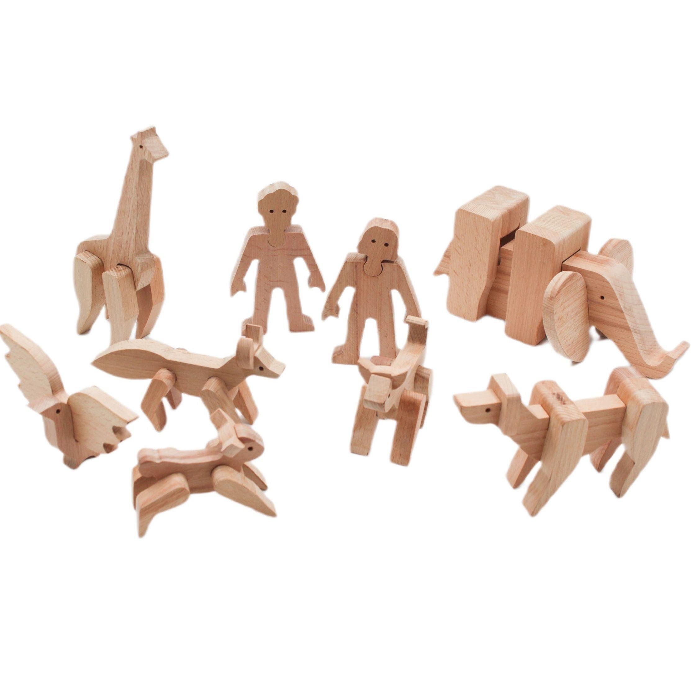 Dokuzlu Ahşap Oyuncak Set - Nahıl
