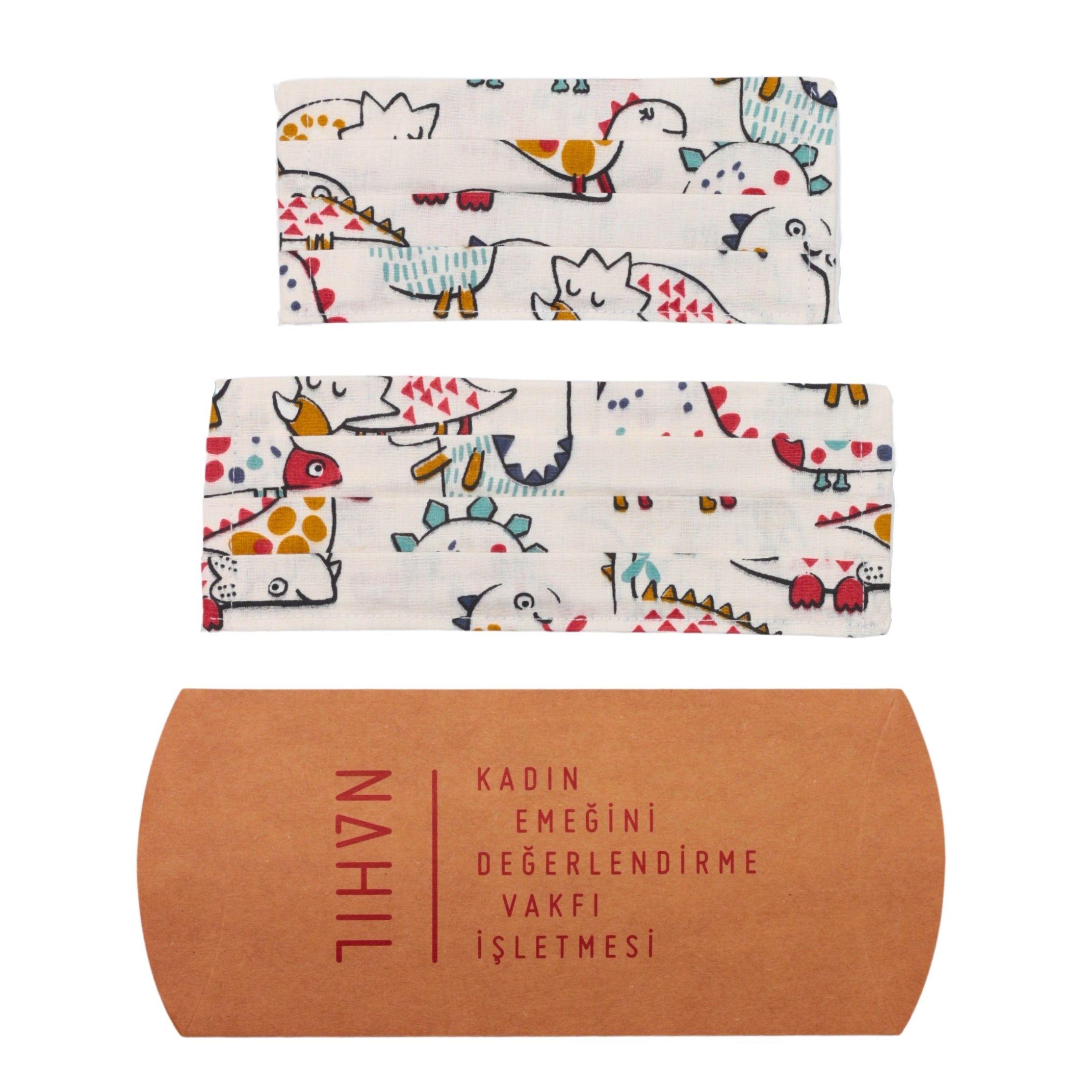 Ebeveyn ve Çocuklar için Yıkanabilir İkili Bez Maske